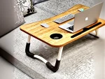 HS01 WALNUT Armchair Sofa Table Breakfast Study Patient Service Tray Laptop Notebook - Image 6