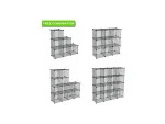 20 Grid Compartment Metal Wire Portable Modular Multi-Purpose Organizer Rack - Image 3