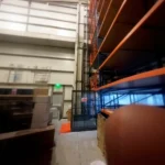 Single Column 1 Ton 5 Meter Sight Hydraulic Cargo Elevator