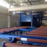 Tunnel Type Sheet and Profile Sandblasting Machine