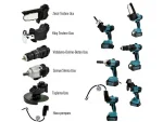 58Volt Çok Amaçlı Şarjlı Akülü Vidalama Makinası 6'Lı Set - Image 2