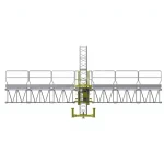 2000 Kg 150 M Height Mobile Exterior Platform Elevator