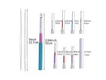 Punch Metal Set 15 Pieces 7 Needle Punch Needle Embroidery Needle Set Metal - Image 5