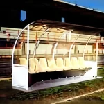 8 Meter 16 Person Technical Staff and Spare Player Bench