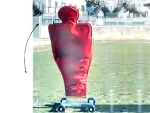 Art 003S Single Mannequin Soccer Training Mannequin Car