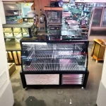 150X75x120 Cm Stainless Steel Domed Glass Display Cabinet