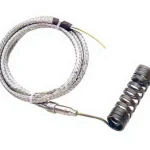 2.2 x 4.2 mm J Type Thermocouple 1 Meter Cable Spiral Resistance