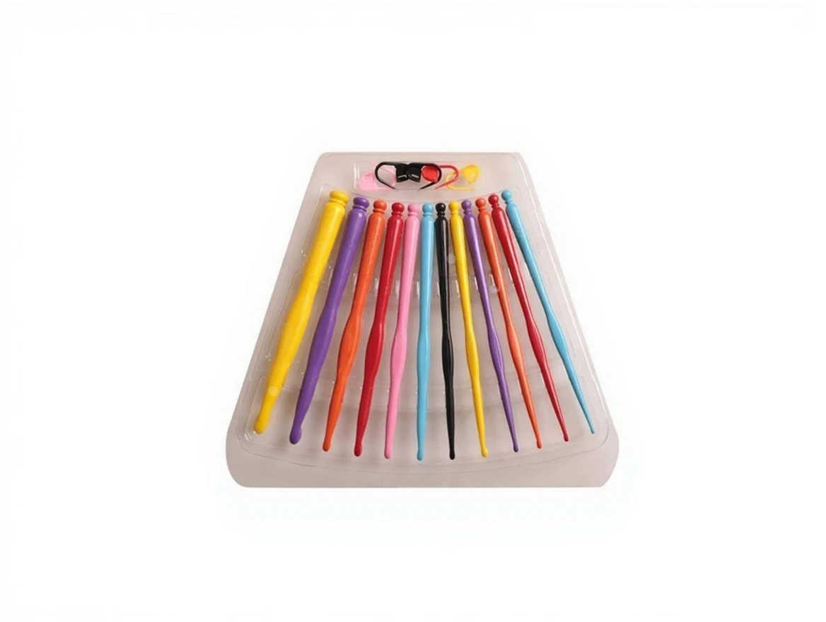 ydq73bs3wxrmr0cvzbxve7g6yg 2-10 mm Bale Plastic Crochet Hook Set - Image 1