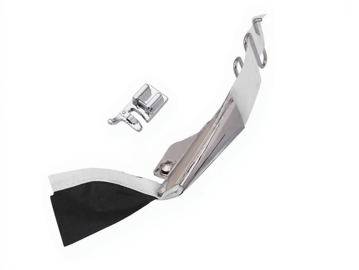ye10mez30nrmy0cvsaath4asz4 Household Sewing Machine Folder Attachment Right-Angle Bias Binder - Image 1