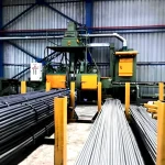 Heavy Duty Wire And Shaft Sandblasting Machine