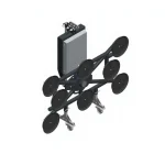 600 Kg Battery Operated Vacuum Marble Ceramic Glass Lifting System