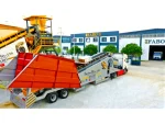100 m3 / Hour Mobile Concrete Plant