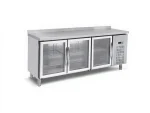 Glass Countertop Refrigerator 3 Doors