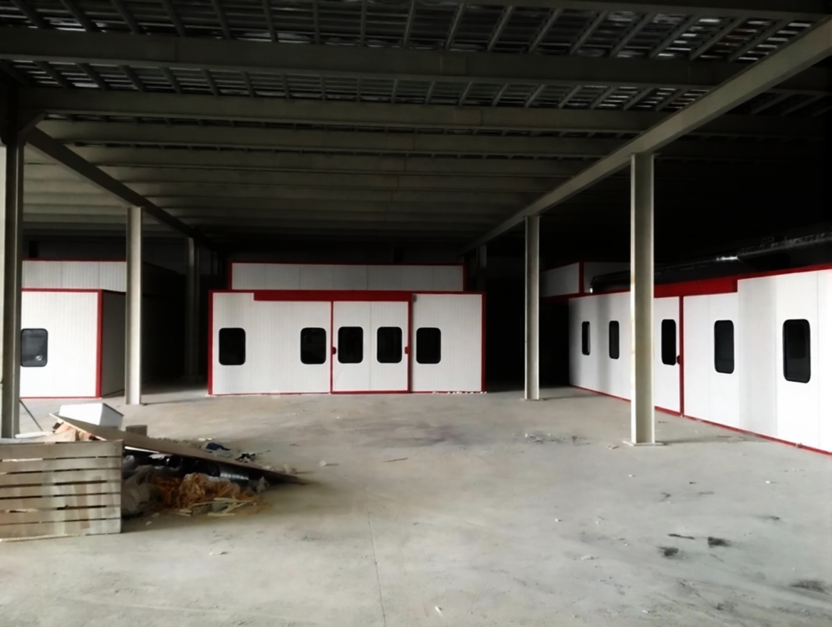 yqrhp00fgdrme0ctmr7r91f4fc Dry Shot Wooden Painting Booth - Image 1