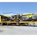 1000 mm 2-Room Mobile Crusher Station with 180-250 T/H Capacity
