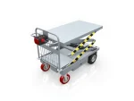400 Kg 90 Cm Fully Electric Mobile Scissor Lift Platform - Image 2