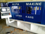 4 Axis 4 Unit Cnc Wood Turning Machine - Image 8