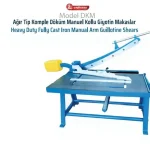KM 12 1030X1,5 Heavy Duty Complete Cast Manual Lever Guillotine Shears