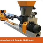 Ø160 750-1000 Kg/Hour Plastic Recycling Granule Extruder
