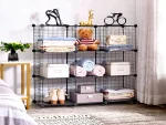 9 Compartment Metal Multi-Purpose Shelf Cabinet Organizer - Image 5