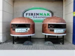 80x80 cm Gas Pizza Oven with Rotating Base - Image 7