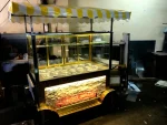 Yellow Hair Gold Breakfast Pastry Cart Rice Cart - Image 2