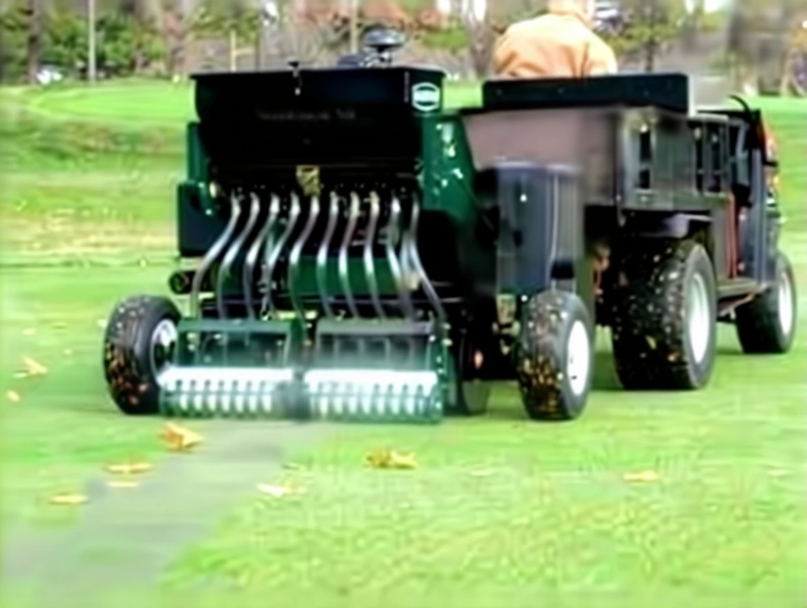 zhfmnf64bxrm80ctsgkayw4ssc Pull Type 25 Hp 101 Cm Overseed Grass Seeder Machine - Image 1