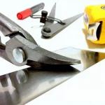 072 AS Left Straight Sheet Metal Cutting Scissors