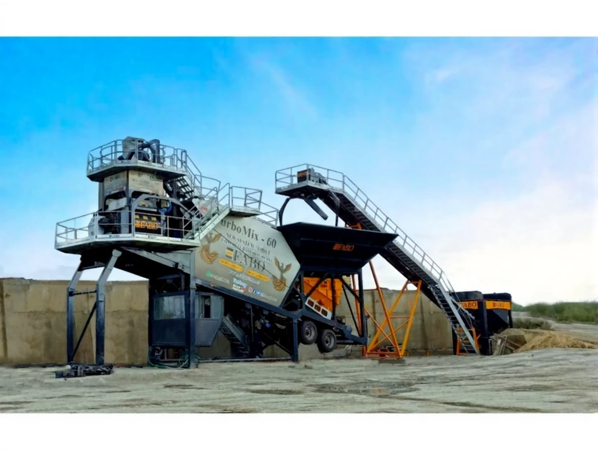 zj5cyykcjnrma0cv5yqb3vqef8 60 m3 Mobile Concrete Plant - Image 1