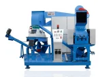 200-250 Kg / Hour 40' Compact Cable Crushing Separation Recycling Machine