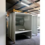 8000 M3/Hour 48 Bags Jet Pulse Ventilation Filter With Touch Up Cabin