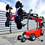 400 Kg Lifting Capacity Wheeled Glass Transport Robot