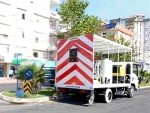 2X650 Litre Airless Cold Paint Road Line Truck - Image 2