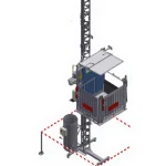 1500 Kg Vertical Creamer Platform