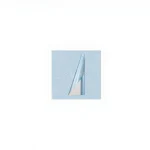 Blue Matte Glass Decor Paper