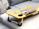 HS01 WALNUT Armchair Sofa Table Breakfast Study Patient Service Tray Laptop Notebook - Image 2