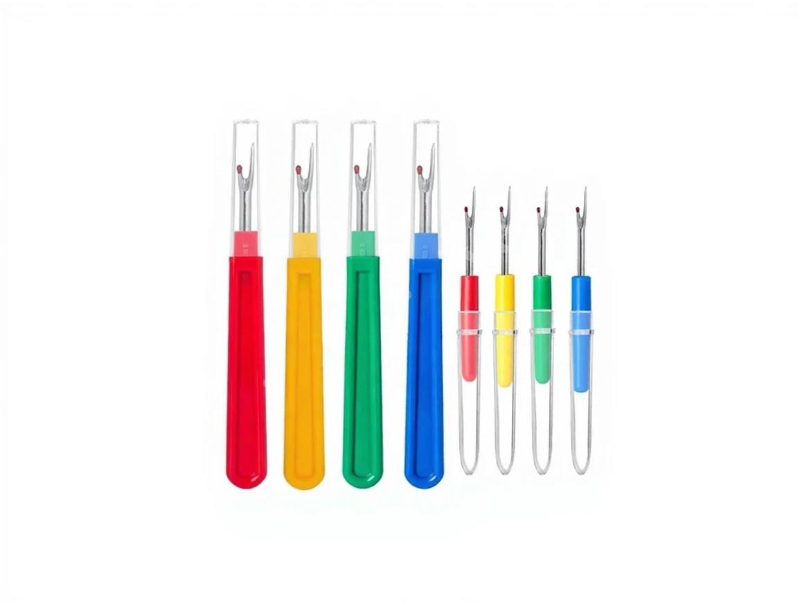 zxenh7eqt1rmr0cvzbe9eg6ek8 4 Large 4 Small 8 Pieces Thread and Seam Ripper Buttonhole Opener Set - Image 1