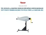 IKD 1.0 Special Patterns and Embossing Capable Deep Throat Cord Machine
