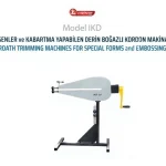 IKD 1.0 Special Patterns and Embossing Capable Deep Throat Cord Machine
